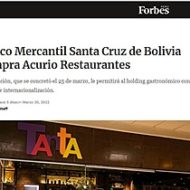 Banco Mercantil Santa Cruz de Bolivia compra Acurio Restaurantes